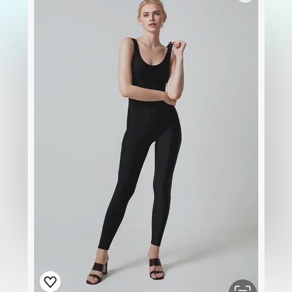 NWT SP black sleeveless body cone yoga, high quality, spandex, jumpsuit size XL - Picture 3 of 9